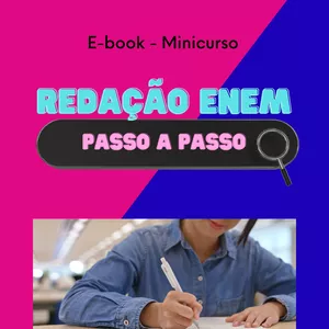Imagem de capa para o Ebook Minicurso de Redação Enem 