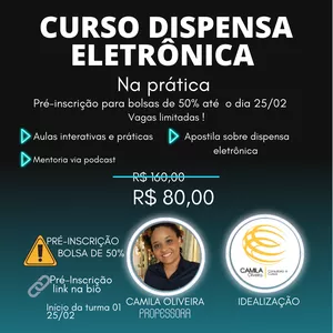 Imagem de capa para o Curso online CURSO DISPENS ELETRÔNICA NA PRÁTICA