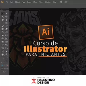 Imagem de Curso de Adobe Illustrator - Básico ao Avançado criado por Palestino Design na hotmart