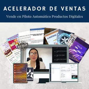 Imagen de portada para Curso online Acelerador de Ventas - Método Sirius