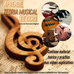 Imagen de portada para Curso online APRENDE TEORÍA MUSICAL DESDE CERO