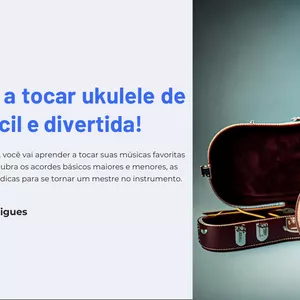 Imagem de capa para o Ebook Semi extensivo de ukulele para iniciantes 