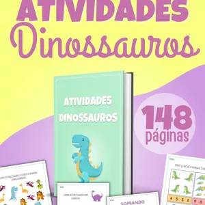 Imagem de capa para o Ebook Sequência Completa Dinossauros