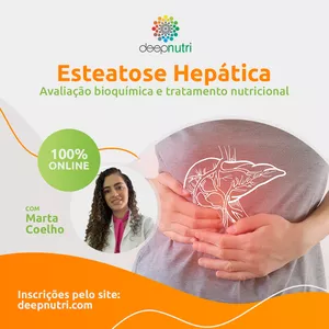 Imagem de capa para o Curso online Esteatose Hepática: avaliação bioquímica e tratamento nutricional