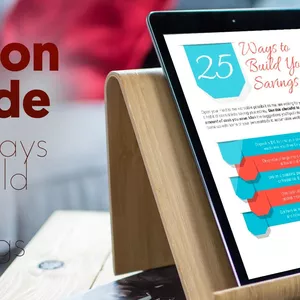 Cover image for Ebook 25 Ways To Build Your Savings