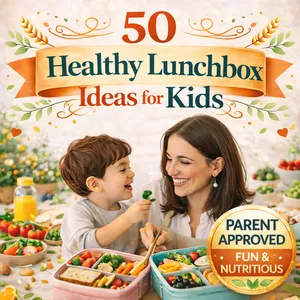 Cover image for Online course 50 Healthy LunchBox Ideas for Kids