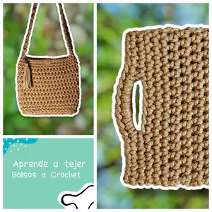 Imagen de portada para Curso online Aprende a tejer BOLSOS A CROCHET/GANCHILLO