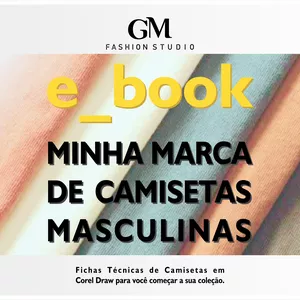 Imagem principal do produto e_book MINHA MARCA DE CAMISETAS MASCULINAS 