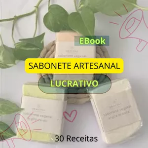 Imagem de capa para o Ebook Sabonetes Artesanais Lucrativos