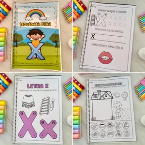 Imagem de capa para o Ebook APOSTILA DE ATIVIDADES LETRA ''X''