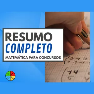 Imagem de capa para o Ebook Resumão completo - Matemática para Concursos