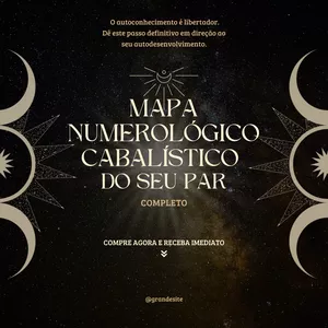 Imagem do curso Mapa Numerologico Cabalístico Para o Amor Completo