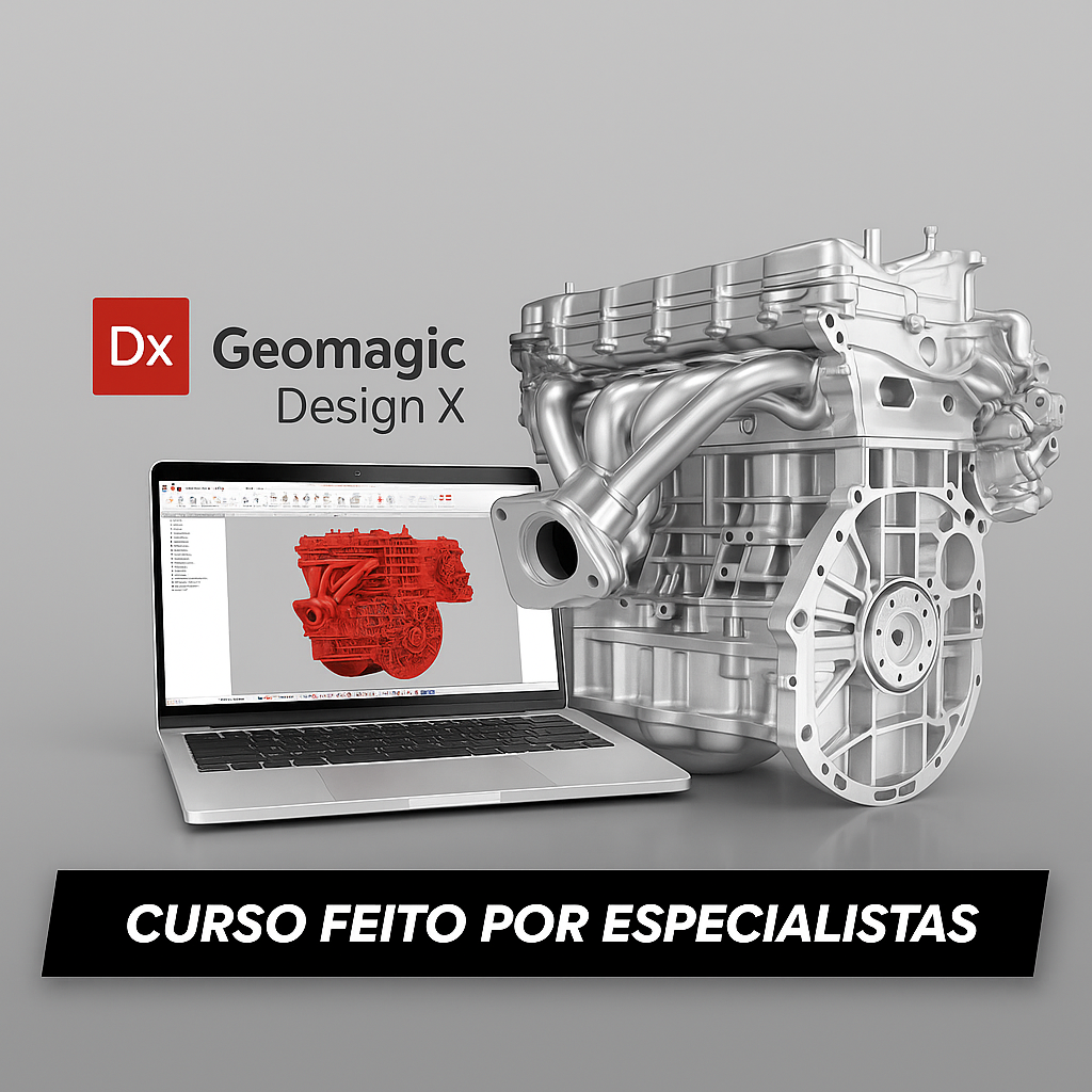 Imagem do curso Engenharia Reversa - Curso Básico Geomagic Design X