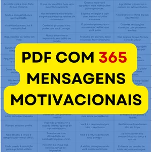 Imagem de capa para o Ebook 365 Mensagens Motivacionais para criar pote