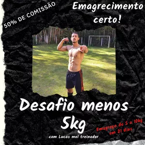 Imagem de capa para o Ebook Desafio menos 5kg - Emagrecimento certo!