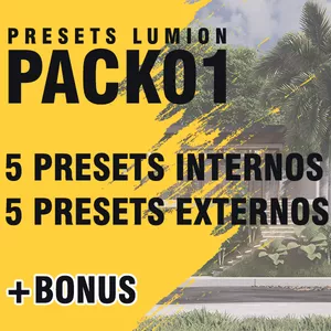 Imagem principal do produto PACK 01 - LUMION PRESETS