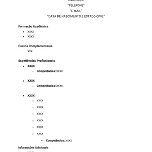 Imagem de capa para o Curso online Modelo para currículo