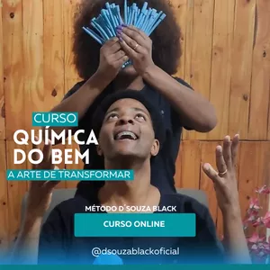 Imagem de capa para o Curso online Química do Bem - Método D´Souza Black Cacheia que Não Dói