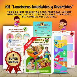 Imagen de portada para Ebook KIT “LONCHERAS SALUDABLES Y DIVERTIDAS”