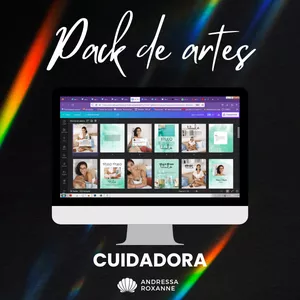 Imagem de capa para o Curso online Feed Fotográfico - Pack Canva - Arquétipo Cuidadora