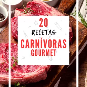 Imagen de portada para Ebook 20 RECETAS CARNÍVORAS GOURMET