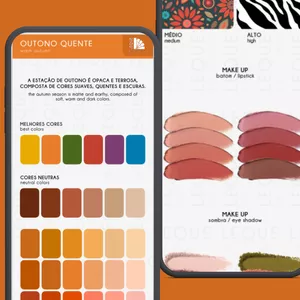 Imagem de capa para o Ebook Paleta Digital - Outono Quente