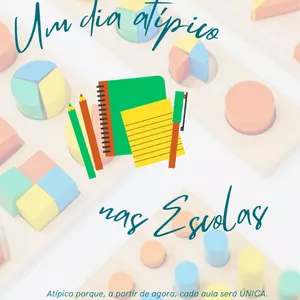 Imagem de capa para o Ebook Um Dia Atípico Nas Escolas