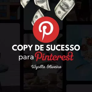 Imagem de capa para o Ebook Copy de Sucesso para Pinterest - E-book