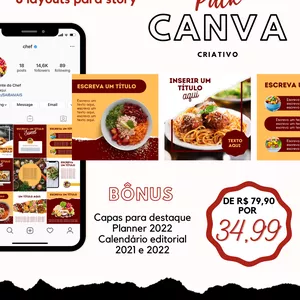 Imagem de capa para o Curso online #2 Pack Canva Criativo – Redes sociais