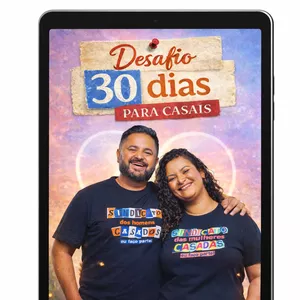 Imagem de capa para o Ebook Desafio 30 dias Casais - Um casal cheio da Graça 