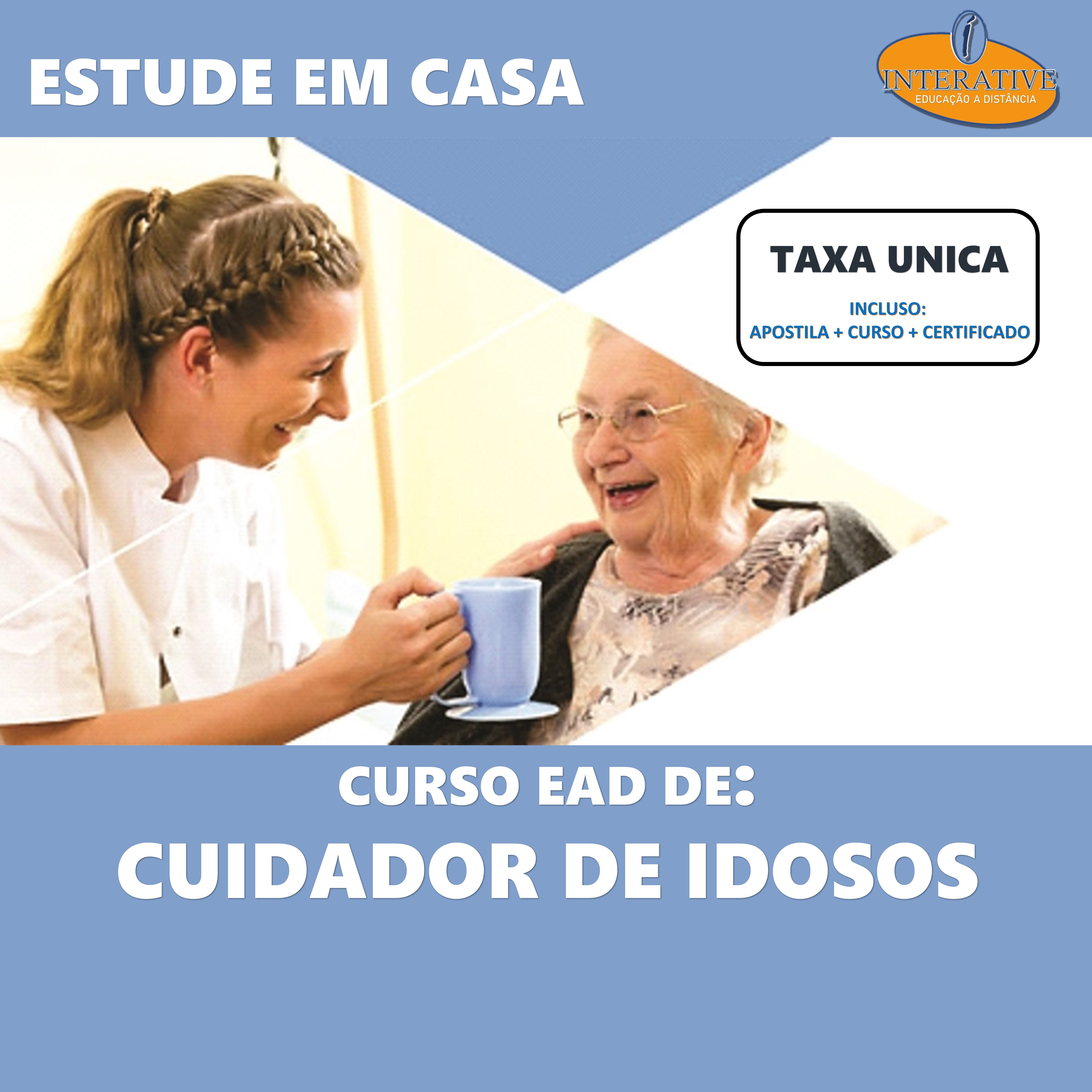Curso a distância de Cuidador de Idosos