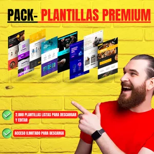 Imagen de portada para Curso online Super Pack 2.000 Plantillas Premium para Sitios Web Exitosos