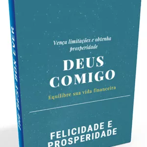 Imagem de capa para o Ebook DEUS Comigo - Felicidade e Prosperidade. 