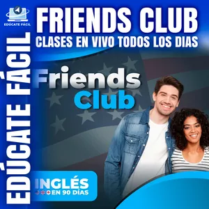 Imagen de portada para Curso online FRIENDS CLUB, CLASES EN VIVO TODOS LOS DIAS 