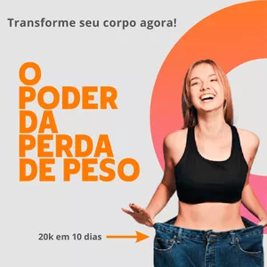 Imagem de capa para o Ebook O poder da perda de peso