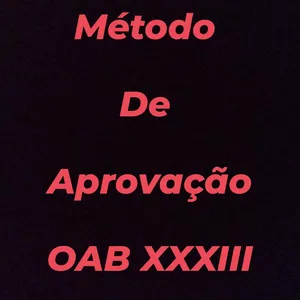 Imagem de capa para o Ebook Método de Aprovação OAB XXXIII