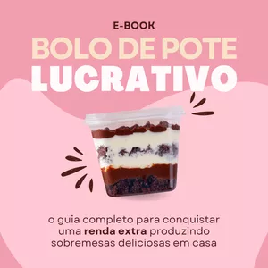 Imagem de capa para o Ebook Bolo de Pote de Sucesso
