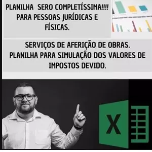 Imagem do curso Planilha SERO - Aferição de Obras - Receita Federal do Brasil - ISS Obra ATUALIZADA