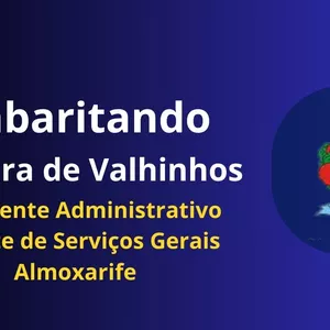 Imagem do curso Gabaritando Câmara de Valinhos - Assistente Administrativo, Almoxarife e Agente de Serviços Gerais