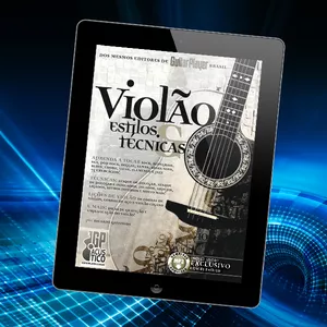 Imagem de capa para o Ebook Violão Estilos e Técnicas • Ricardo Giuffrida