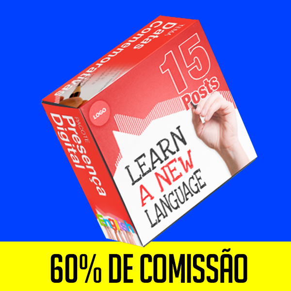 Imagem de Pacote de Post para Escola de Idiomas - CMZ (15 Posts) criado por Agencia Camazo na hotmart