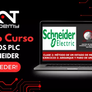 Imagen de portada para Curso online VIDEOS PLC SCHNEIDER