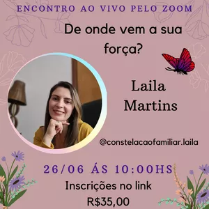 Imagem de capa para o Evento online De onde vem a sua força?
