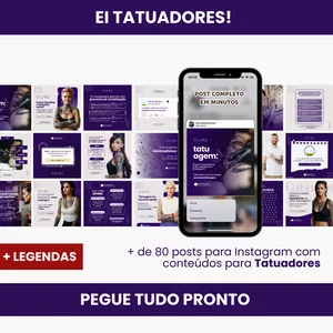 PACK PARA TATUAGEM/TATUADORES