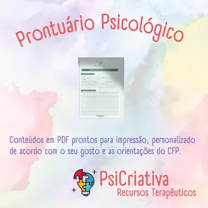 Imagem de capa para o Ebook Prontuário Psicológico