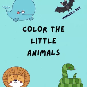 Cover image for Online course COLOR THE LITTLE ANIMALS