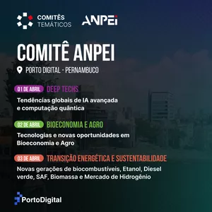 Imagem de capa para o Evento online Comitê ANPEI - Porto Digital - Online