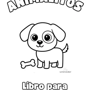 Imagen de portada para Ebook Libro para colorear de animalitos 