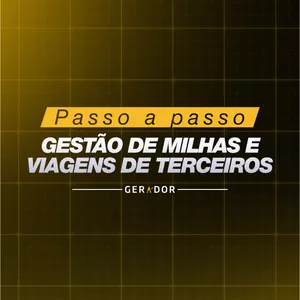 Imagem de capa para o Curso online Template - Gestão de Milhas e Viagens de Terceiros