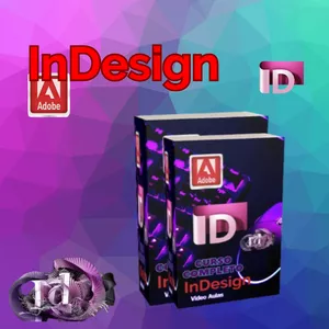 Imagem de capa para o Curso online InDesign - Curso Completo